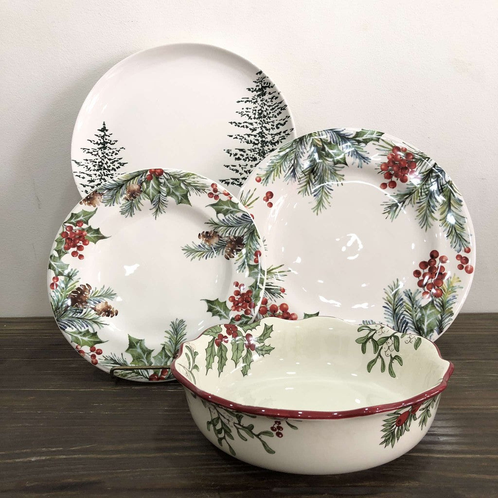 MURADITOHOME Garlan Christmas Plate