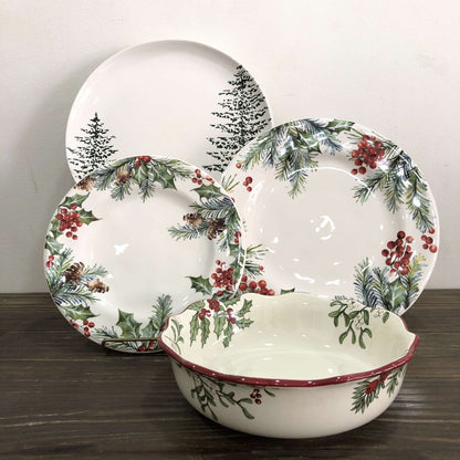MURADITOHOME Garlan Christmas Plate